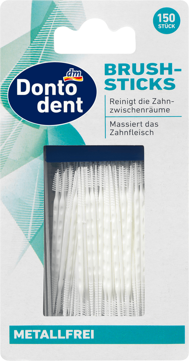 Brushsticks metallfrei, 150 St