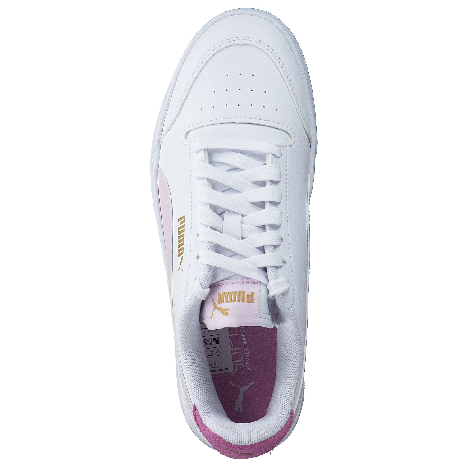 Puma Shuffle 309668 W, Sneakers Low, Damen, white/lavender/fog