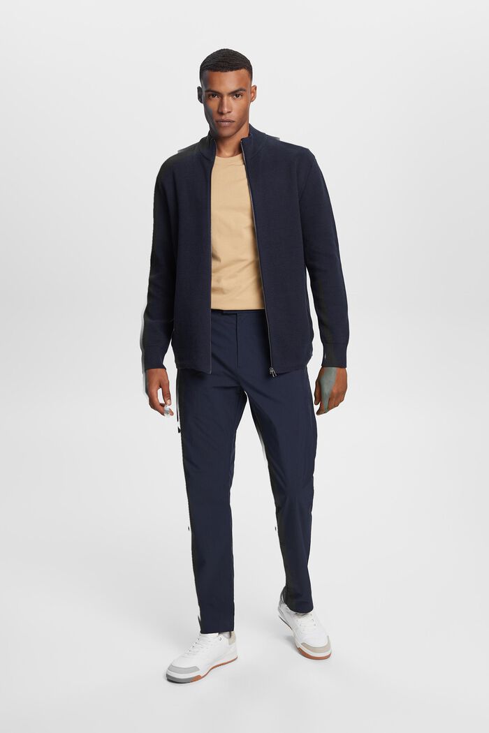 Cardigan mit Reißverschluss, 100 % Baumwolle