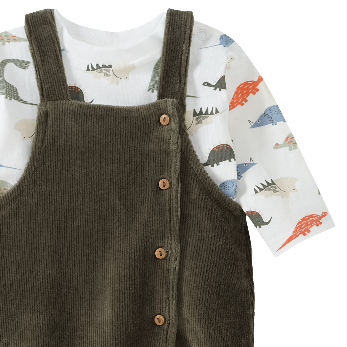 Newborn Langarmshirt und Latzhose im Set