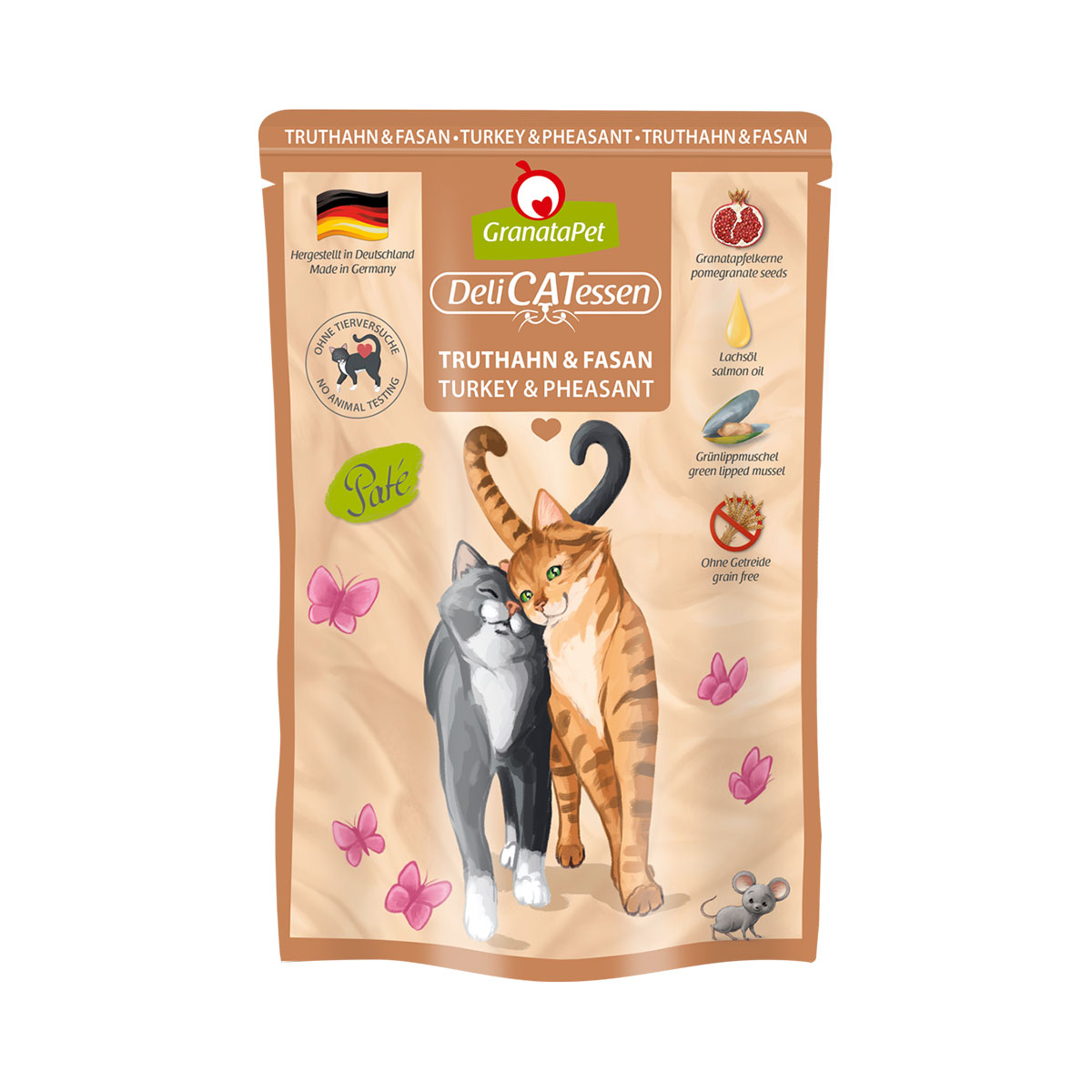 GranataPet Katze - Delicatessen Pouch Truthahn & Fasan