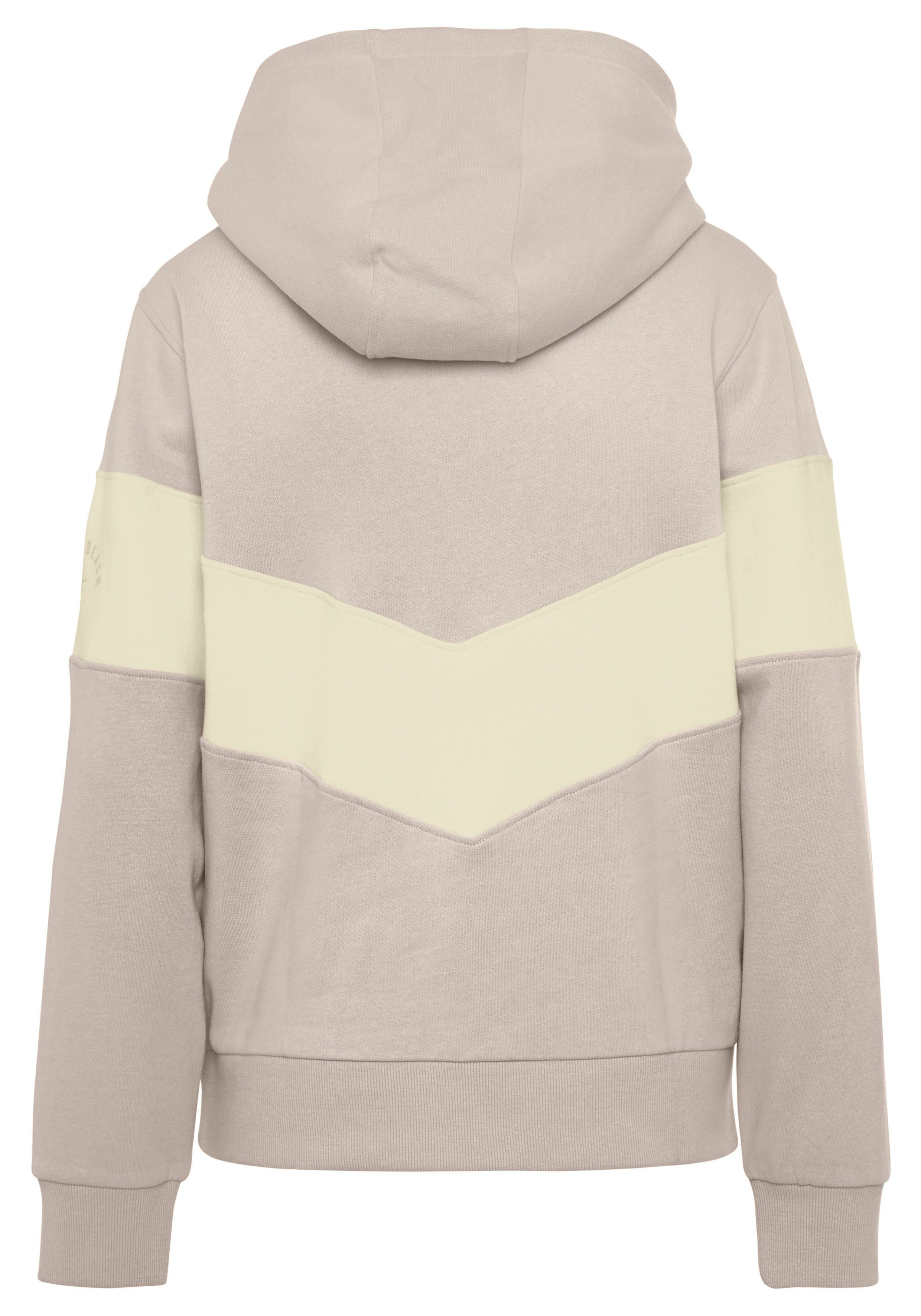 Venice Beach Kapuzensweatshirt mit Colorblock-Optik