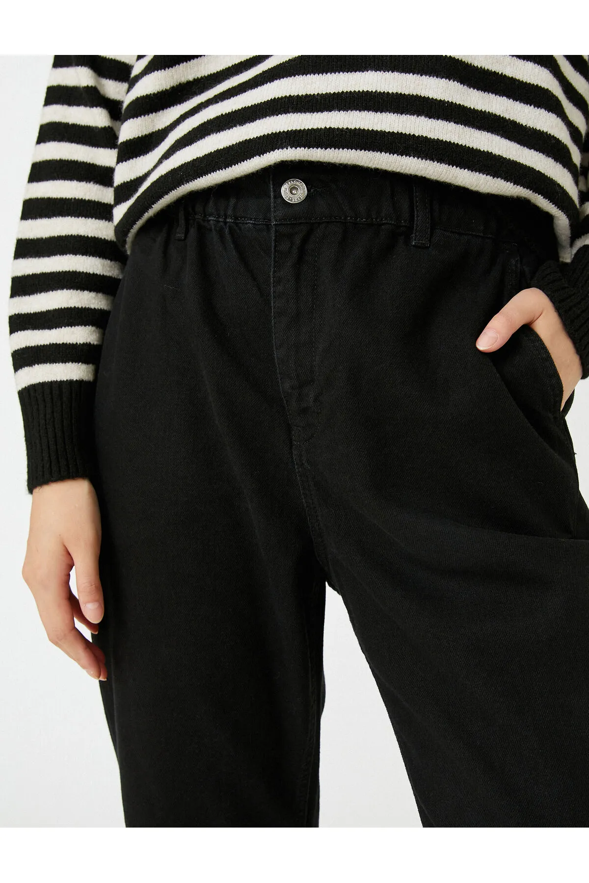 Koton  Jeans mit hoher Taille – Baggy-Jeans