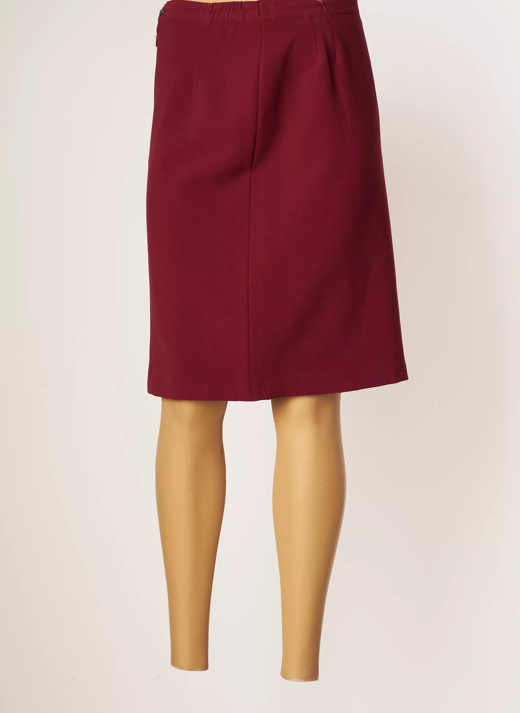 Jumfil Jupes Mi Longues Femme couleur rouge