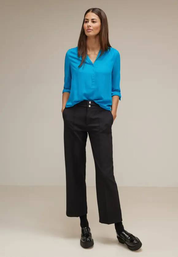 Street One Bluse in Unifarbe
