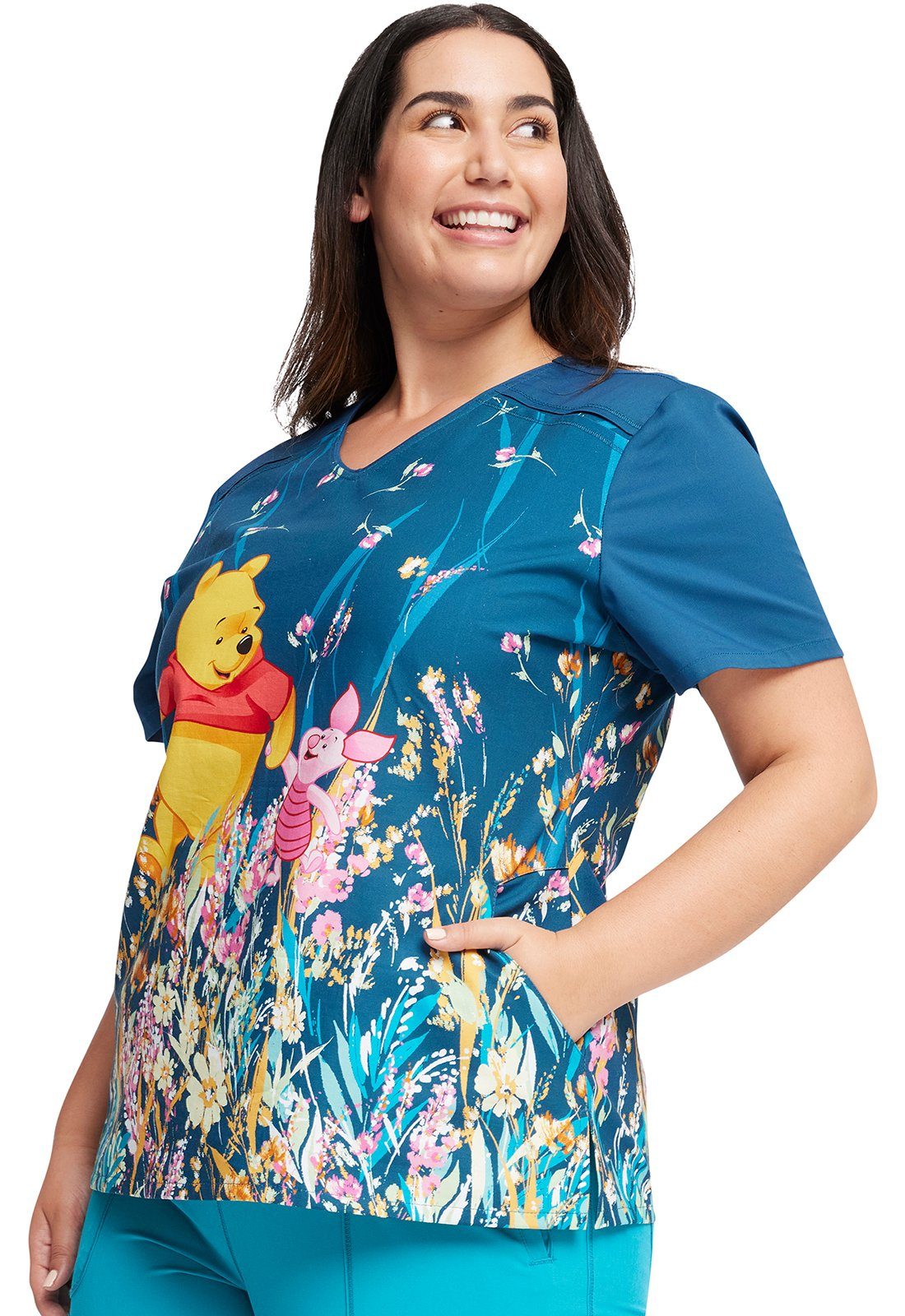 Cherokee Funktionsbluse Bunt bedruckter Damen Kasack 