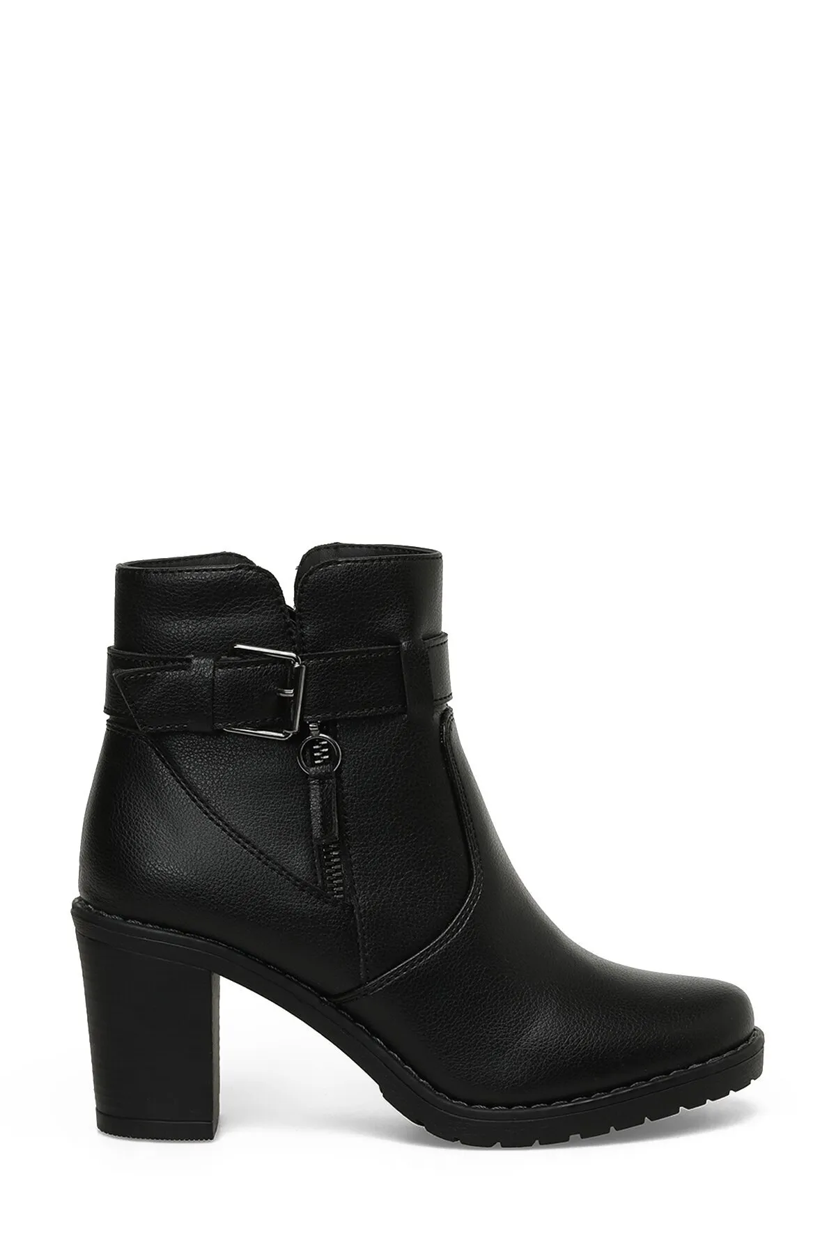 Polaris  318259Z 3PR Schwarze Damenstiefel mit Absatz