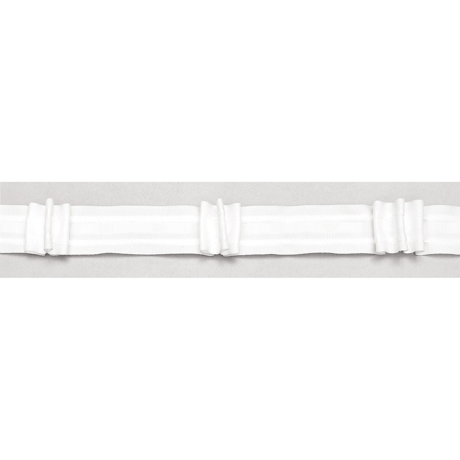 buttinette 3er-Faltenband, Breite: 2,6 cm, Länge: 10 m, Stoffverbrauch: 2,0:1