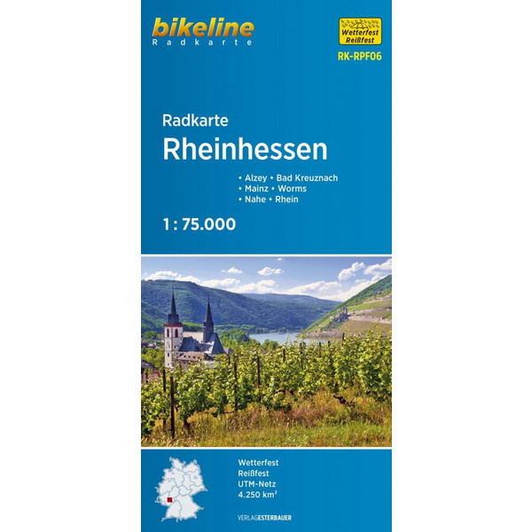 RADKARTE RHEINHESSEN 1 : 75.000 (RK-RPF06) - Fahrradkarte