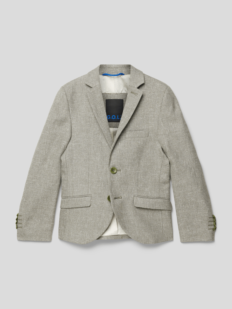 Kinder Blazer mit Reverskragen in schilf