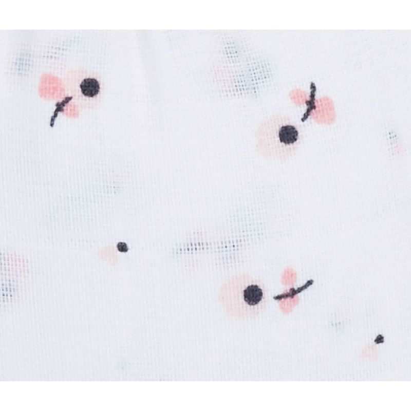 Lot de 2 draps housse coton bio Miss fleur de lune