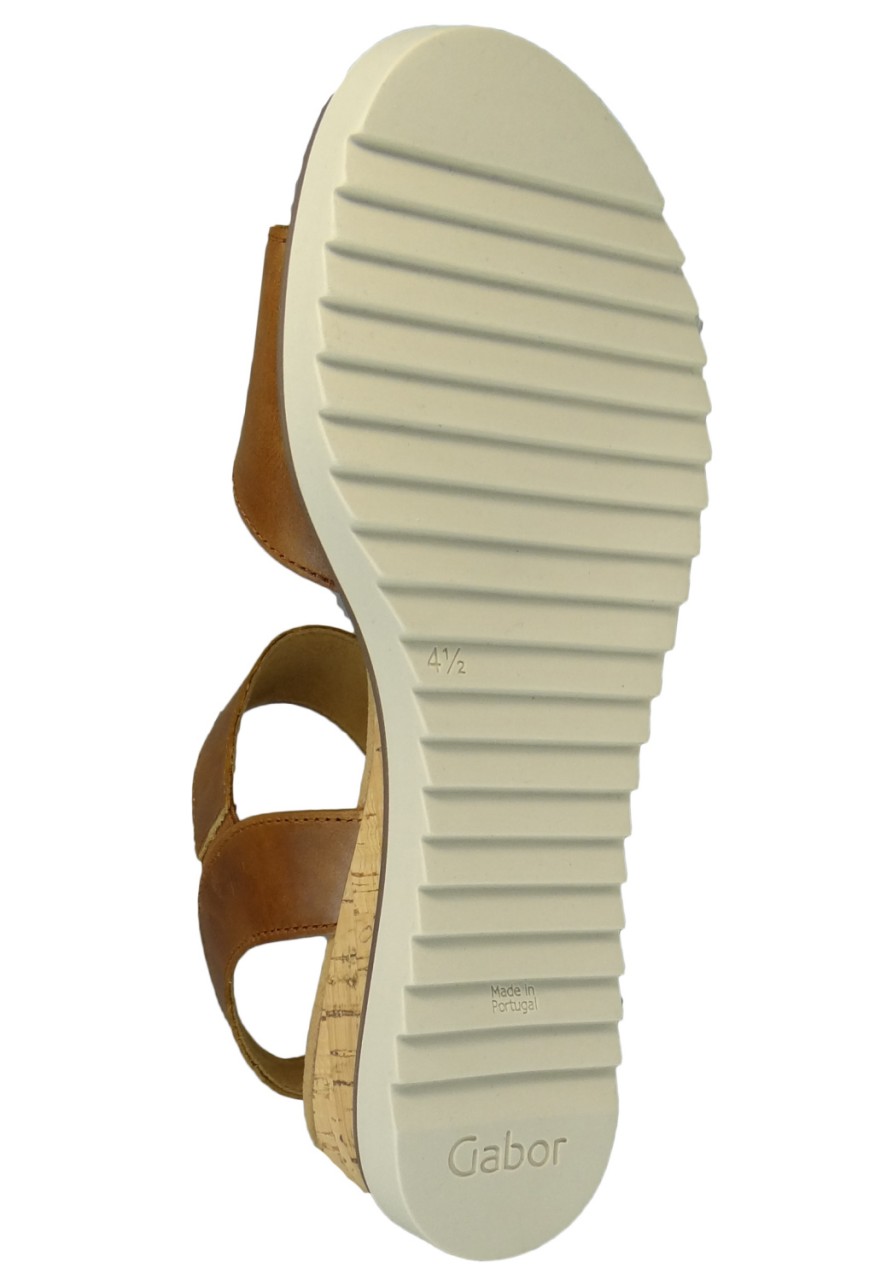 GABOR Keilsandalen braun Comfort Keilsandalette