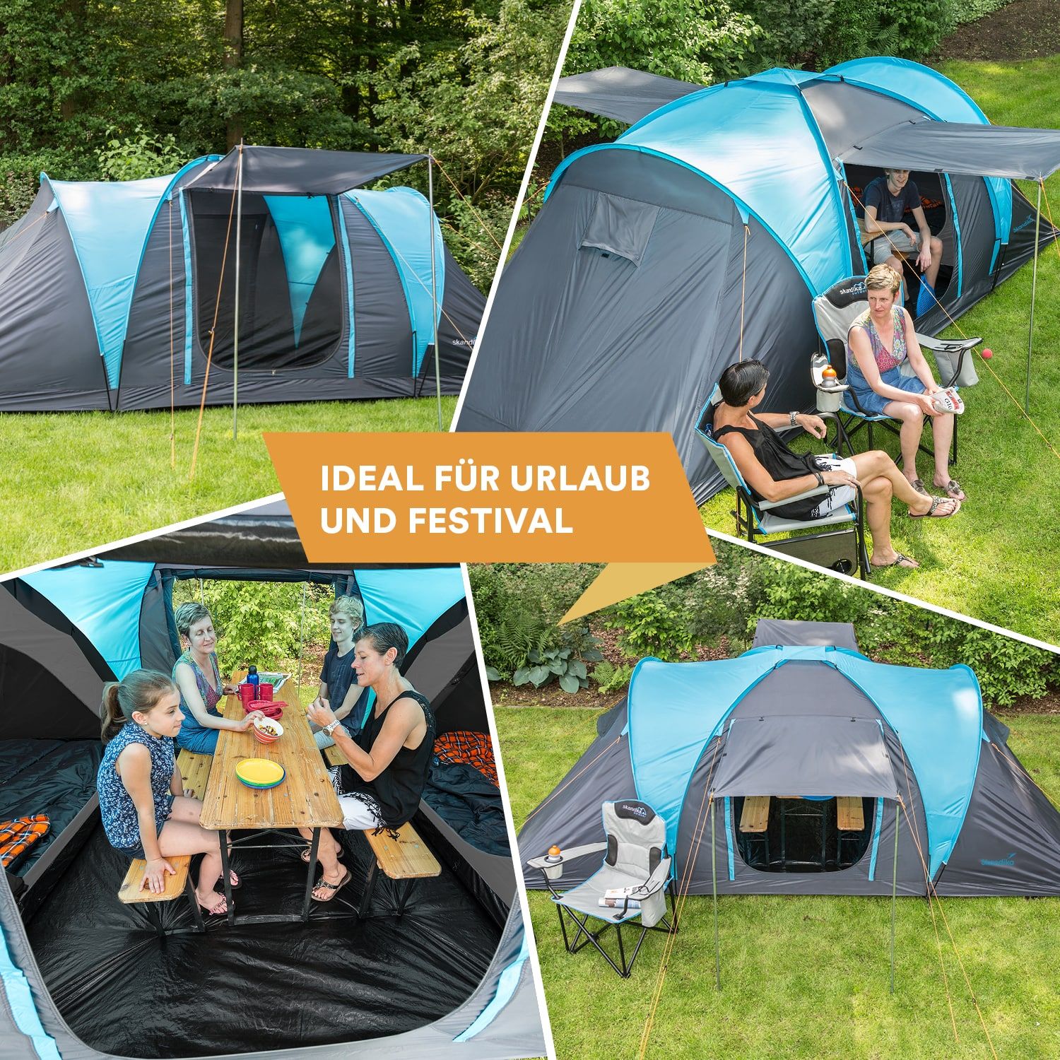 Skandika Hammerfest 4 Sleeper Protect Kuppelzelt