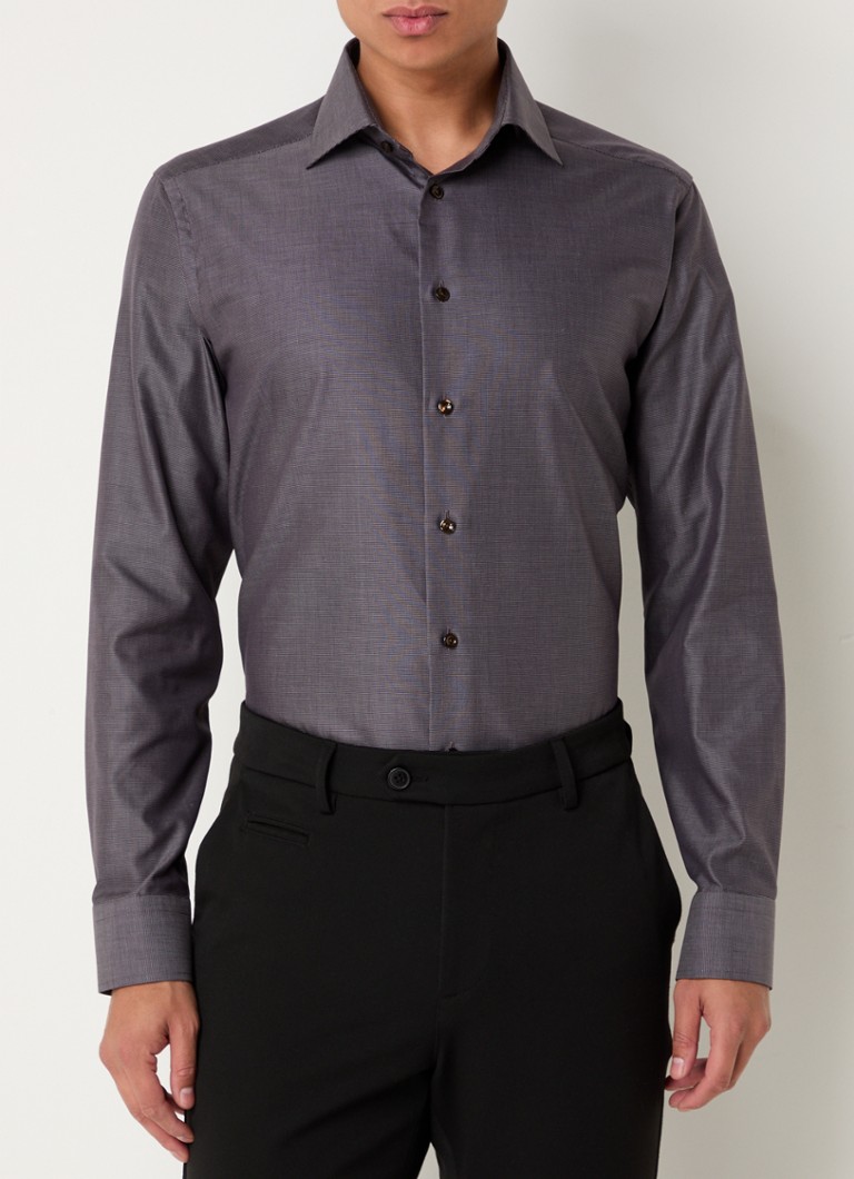 Košile Eton Slim fit s mikrovzorem