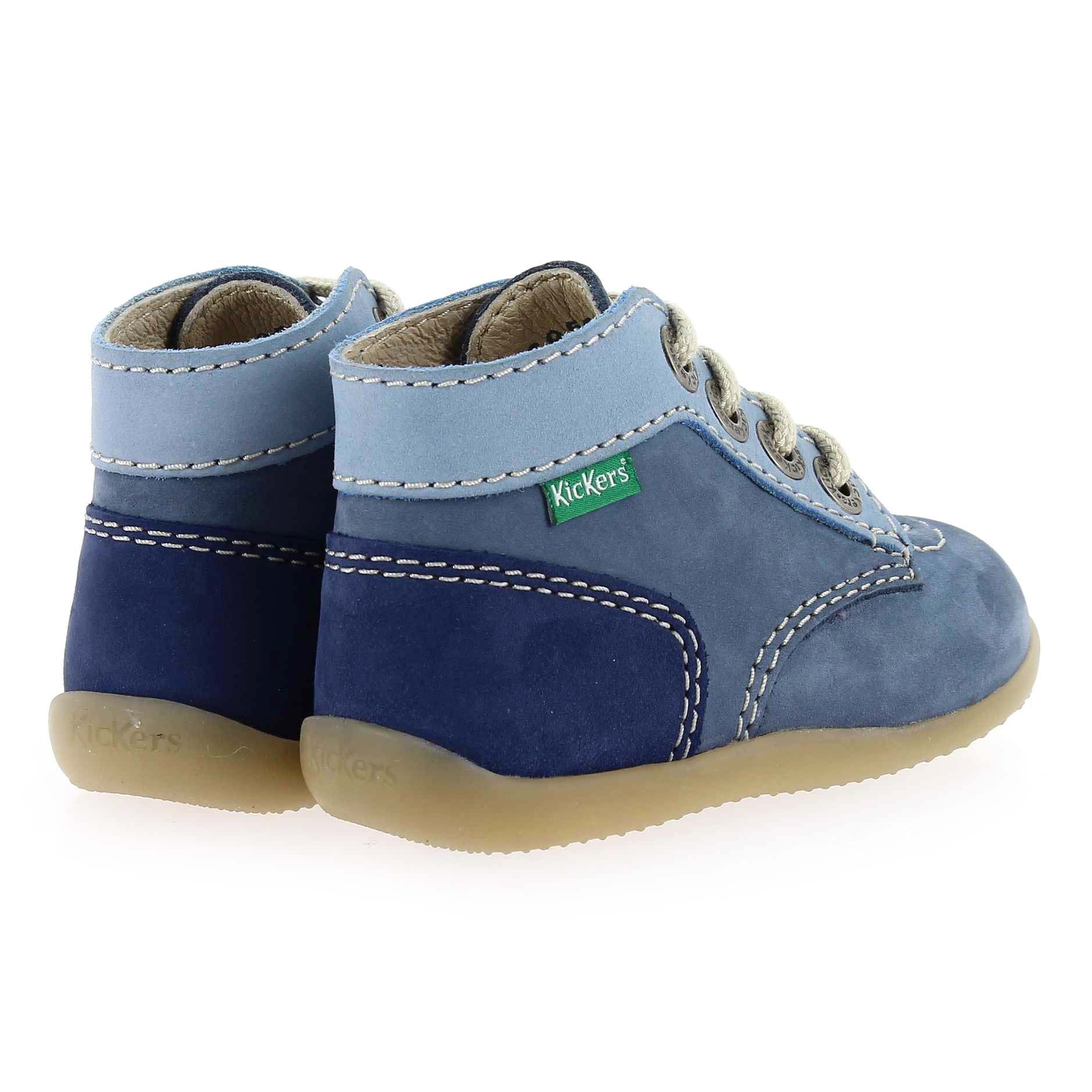 Kickers  BONBON 2 TRICOLORE - Bleu