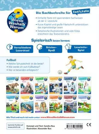 Ravensburger Wieso? Weshalb? Warum? Erstleser, Band 7: Fußball