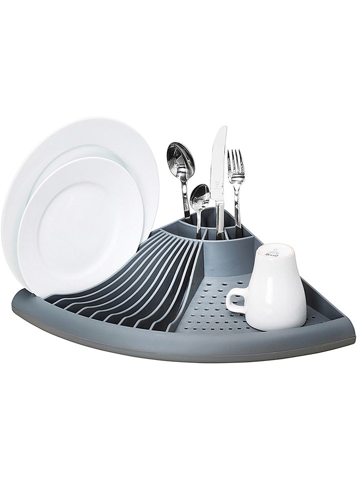 Wenko Abtropfgestell in Grau - (B)37,5 x (H)10,5 x (T)37,5 cm günstig kaufen onesize
