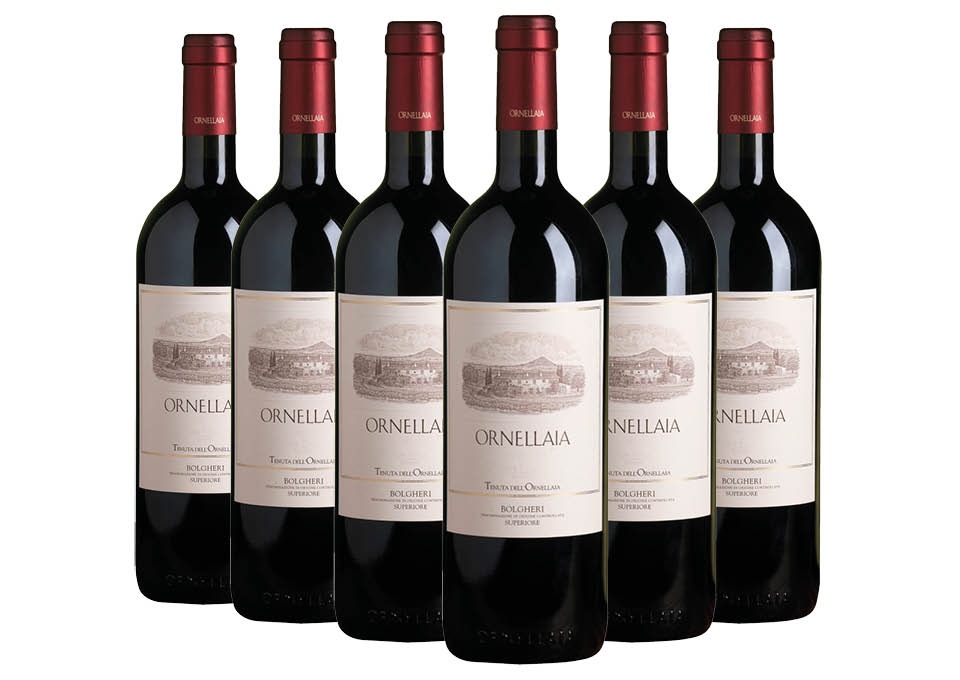 Bolgheri Superiore DOC  2019 Ornellaia 6 bouteilles de 0,75 ℓ