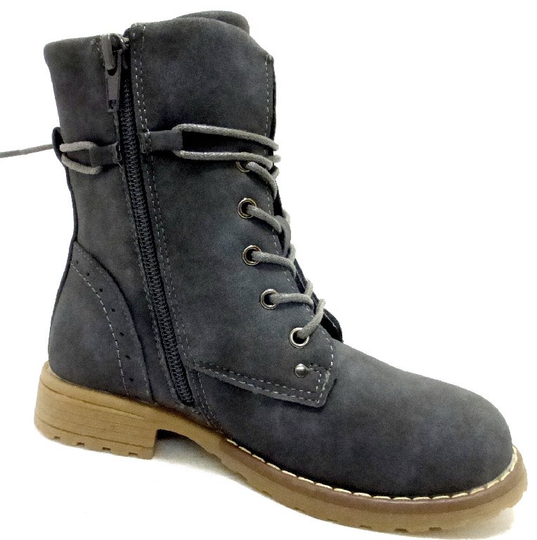 LICO Stiefel Mädchen grau