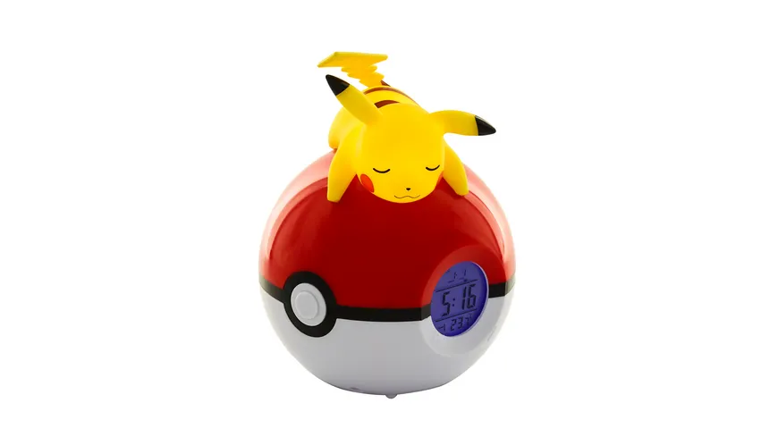 POKÉMON - Digitaler Radiowecker Pikachu liegend [LED-Lampe]