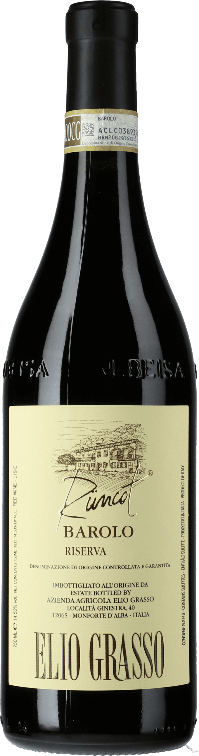Elio Grasso: Barolo Riserva Rüncot 2015