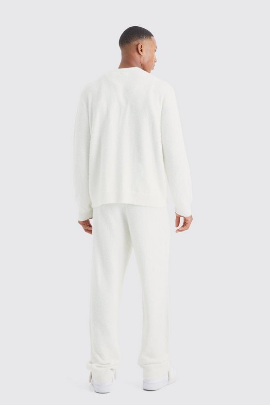 Lockere flauschige Jogginghose