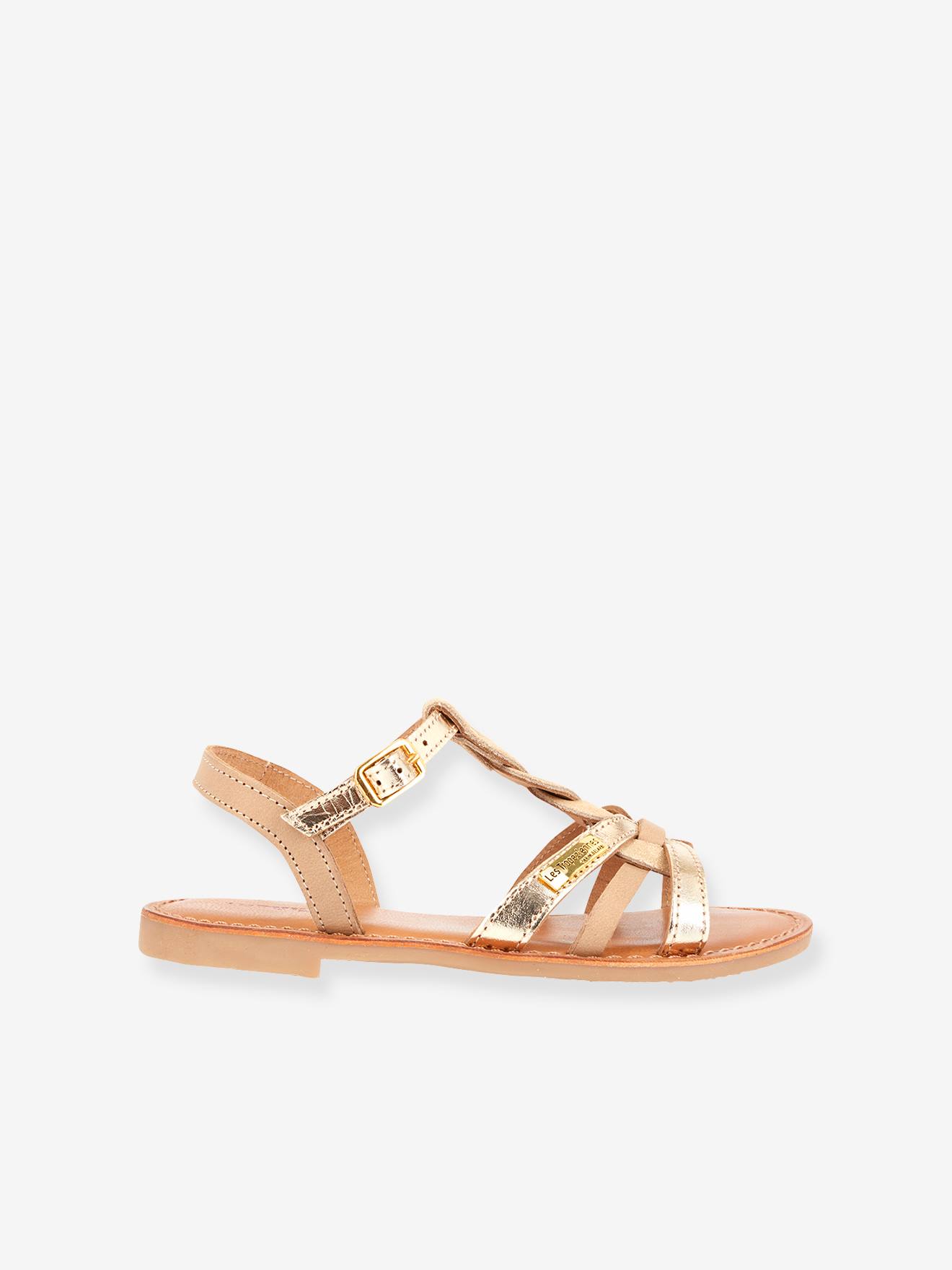 Sandales cuir enfant Badami LES TROPEZIENNES® PAR M. BELARBI beige