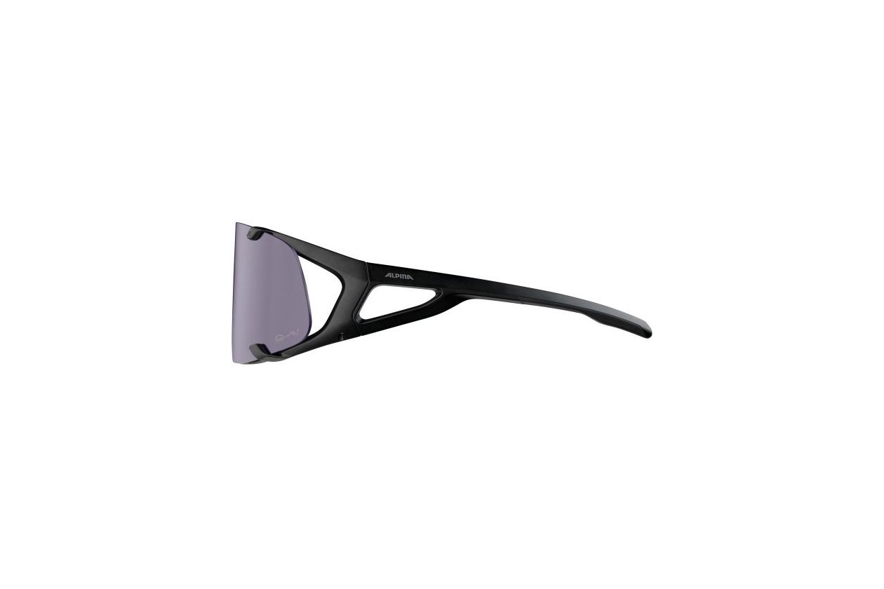Alpina Hawkeye Q-Lite V black matt / purple mirror lens