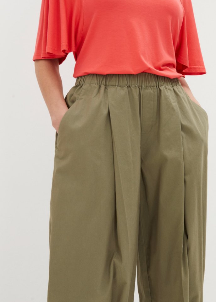 leichte Twillhose, Balloon-Fit
