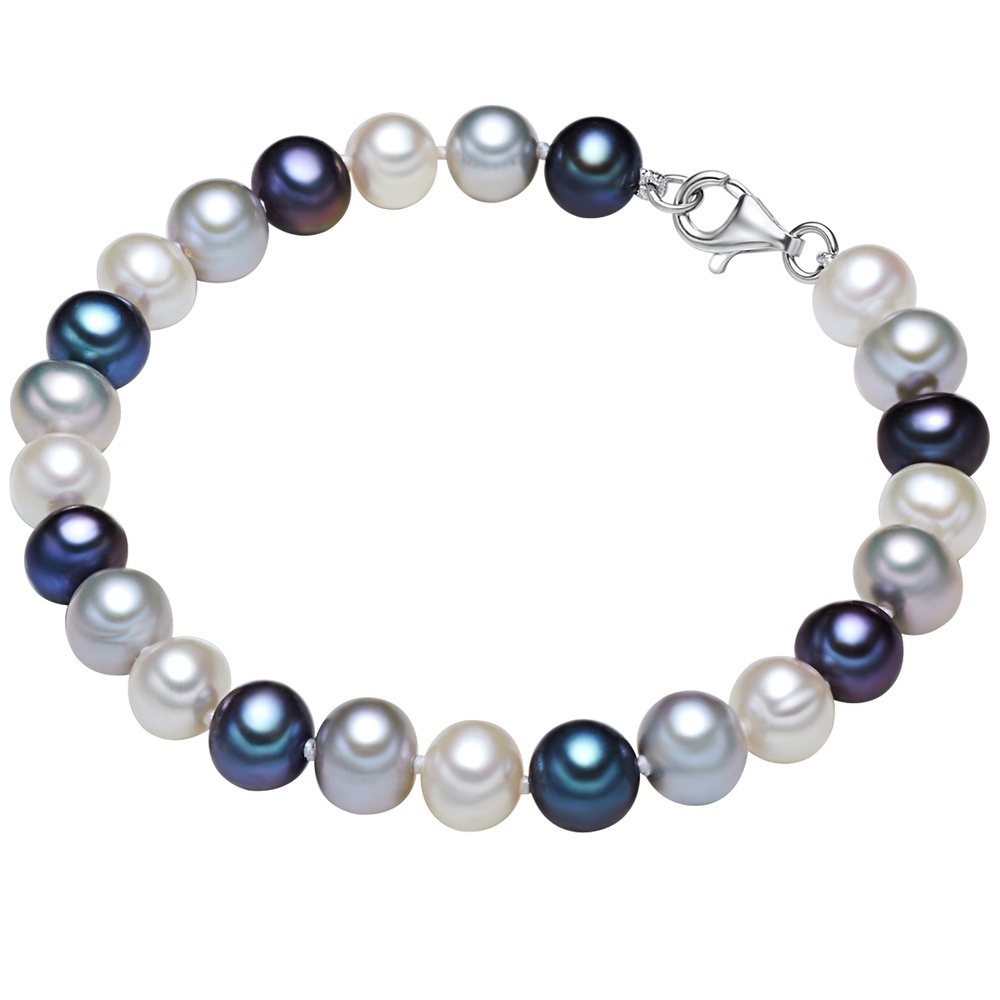 Valero Pearls Bracelet Argent sterling Perle de culture d'eau douce en Argent Bracelet