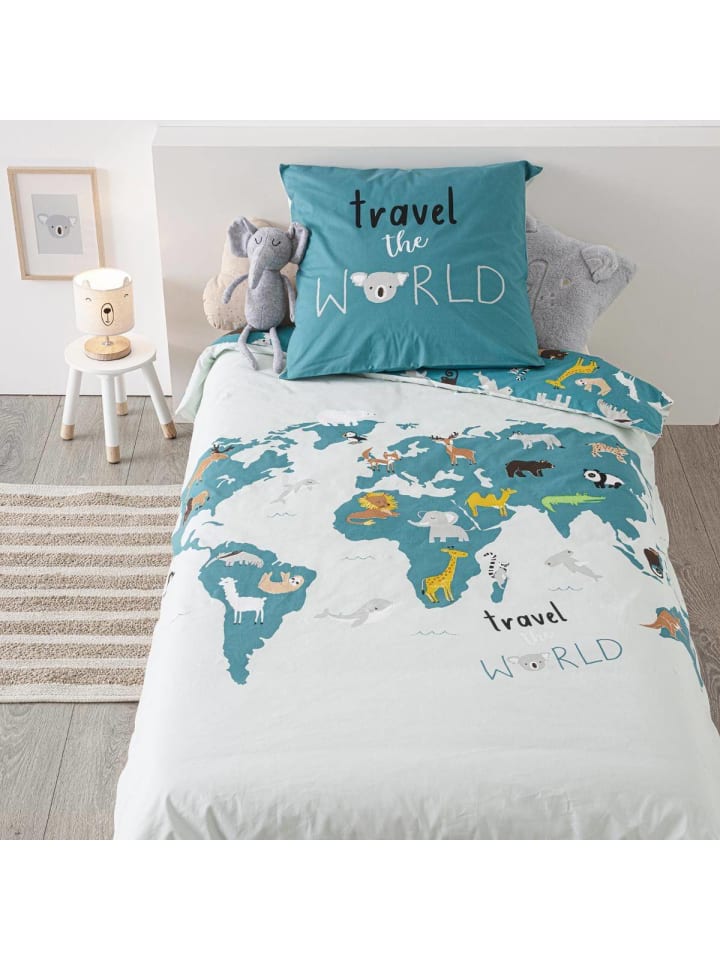 Atmosphera Créateur d'intérieur Kinderbettwäsche in grün günstig kaufen onesize