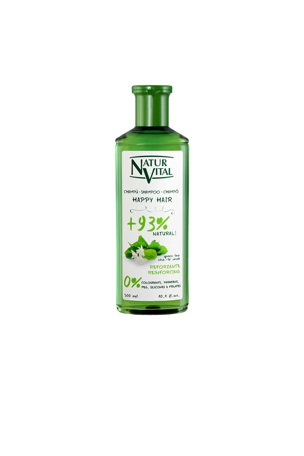 Natur Vital  Happy Hair Reforzante 0% Shampoo Natur Vital 300 ml