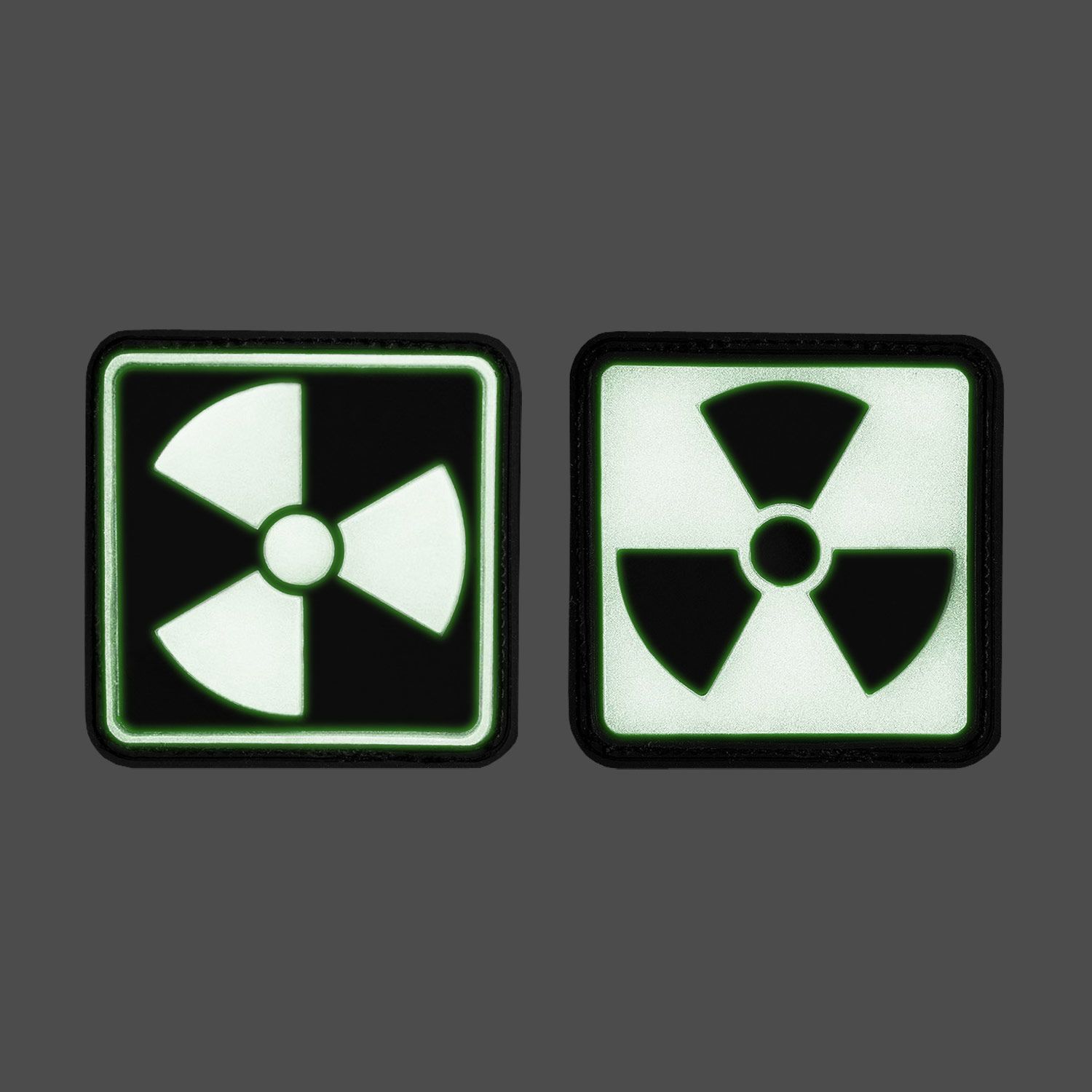 3-D Rubber Patch Radioaktiv