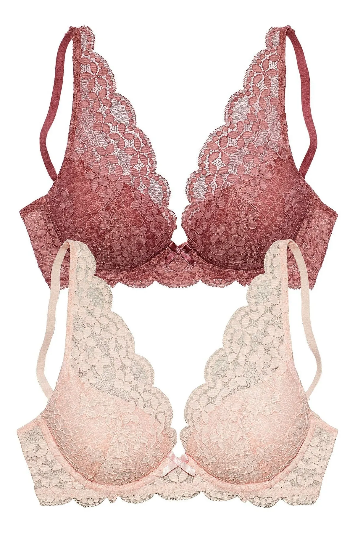 PETITE FLEUR  BH - Rot - Unifarben