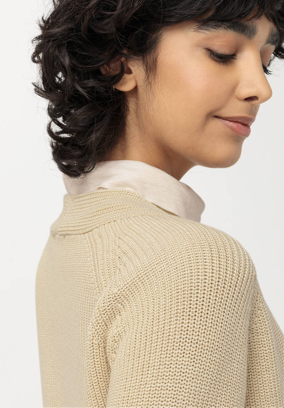 Strickjacke aus reiner Bio-Baumwolle