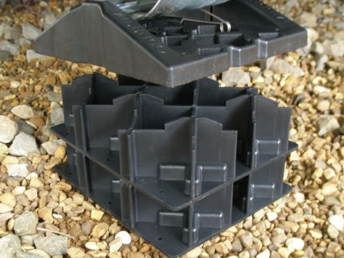 Milenco Stacka Jacka Pads Set von 4 Unterlegplatten