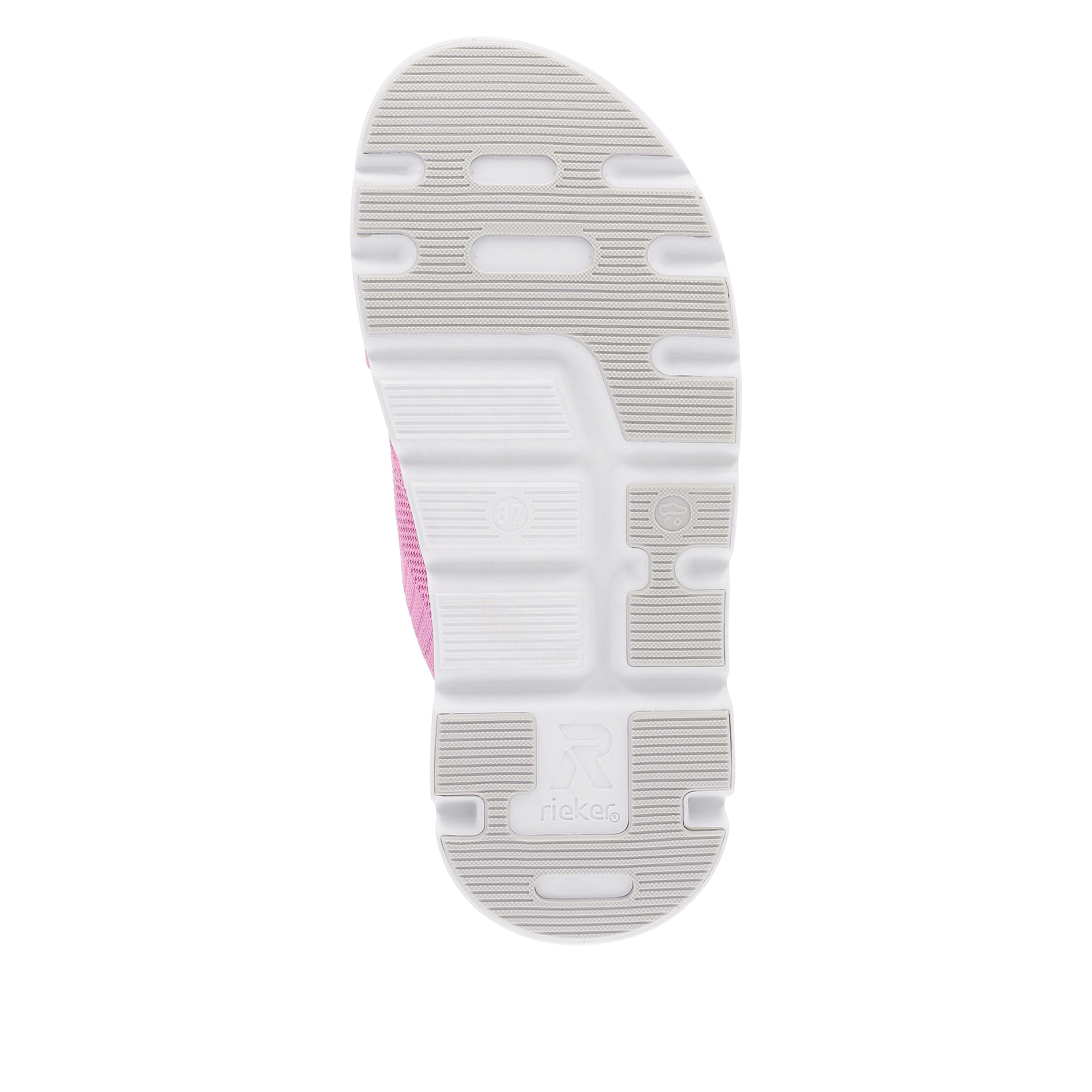 Rieker Damen Pantoletten flamingo pink