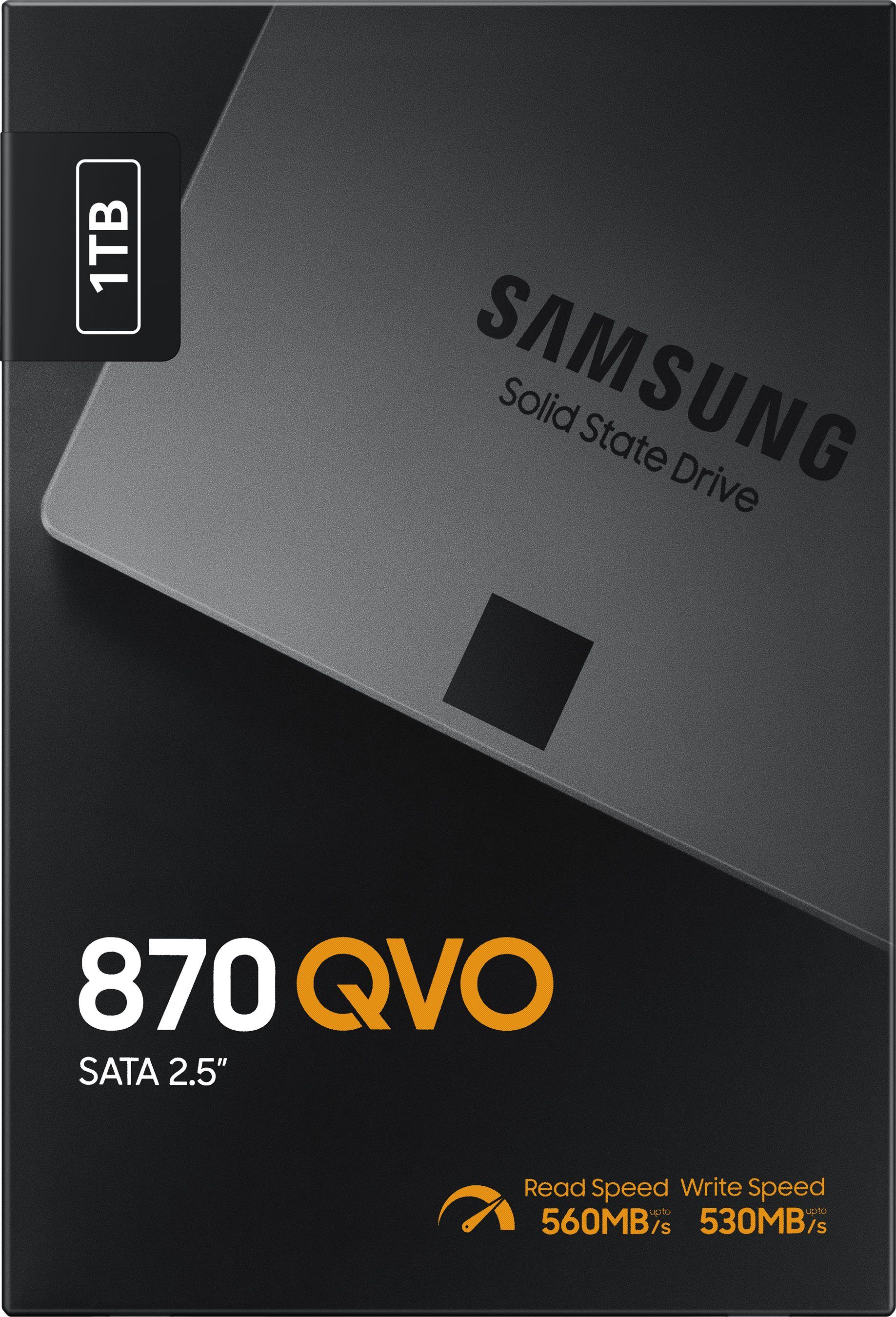 Samsung 870 QVO interne SSD (1 TB) 2,5