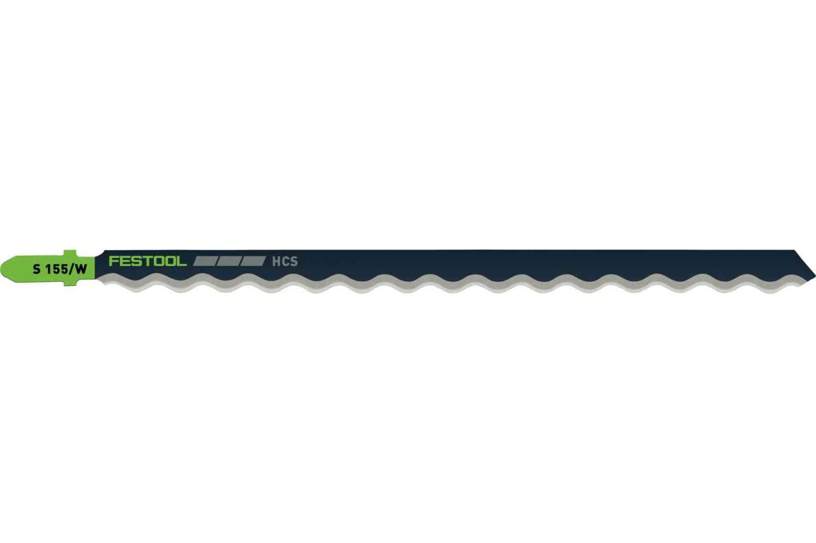 Festool Tilbehør 204345 Decoupeerzaagblad S 155/W/3 BYGGEMATERIALER ISOLERING
