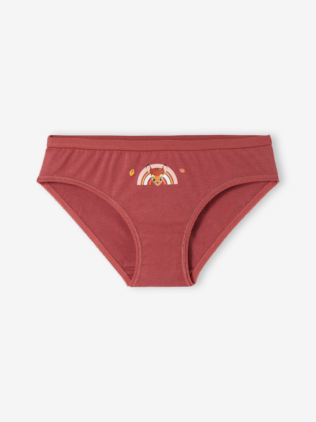Lot de 5 culottes DS® Bambi lot gris, bordeaux, camel, ros