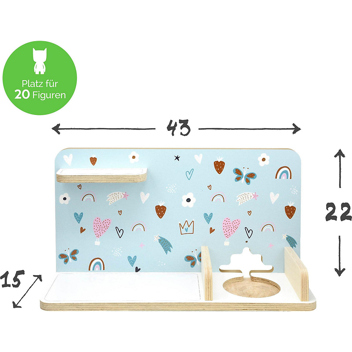 Regal für Musikbox Spring, klein - geeignet für Toniebox