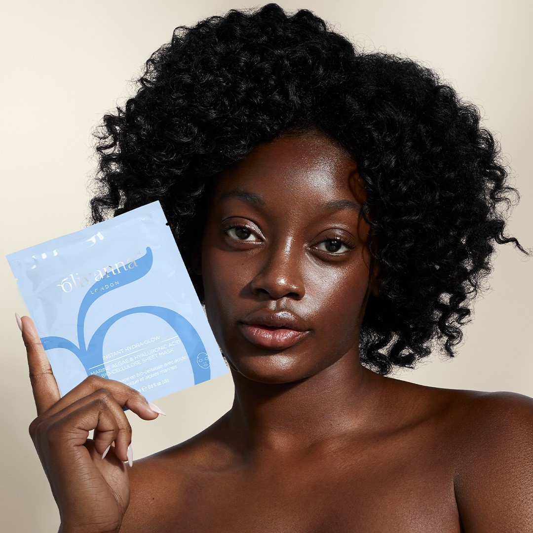 Olivanna Instant Hydra Glow Hyaluronic Acid Sheet Mask