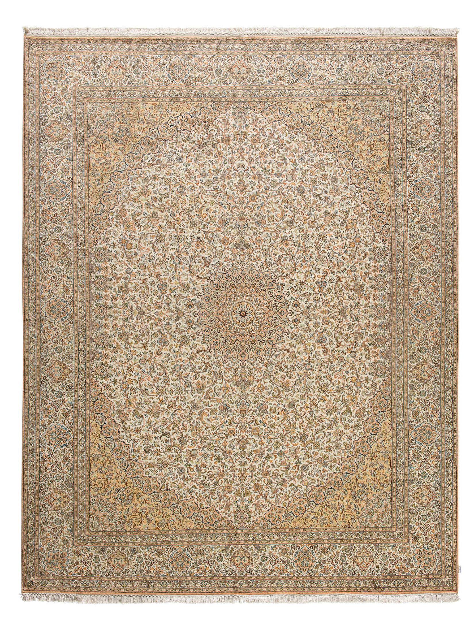 Kaschmir Seide 18/18 ca. 249 x 314 cm, Unikat / Einzelstück