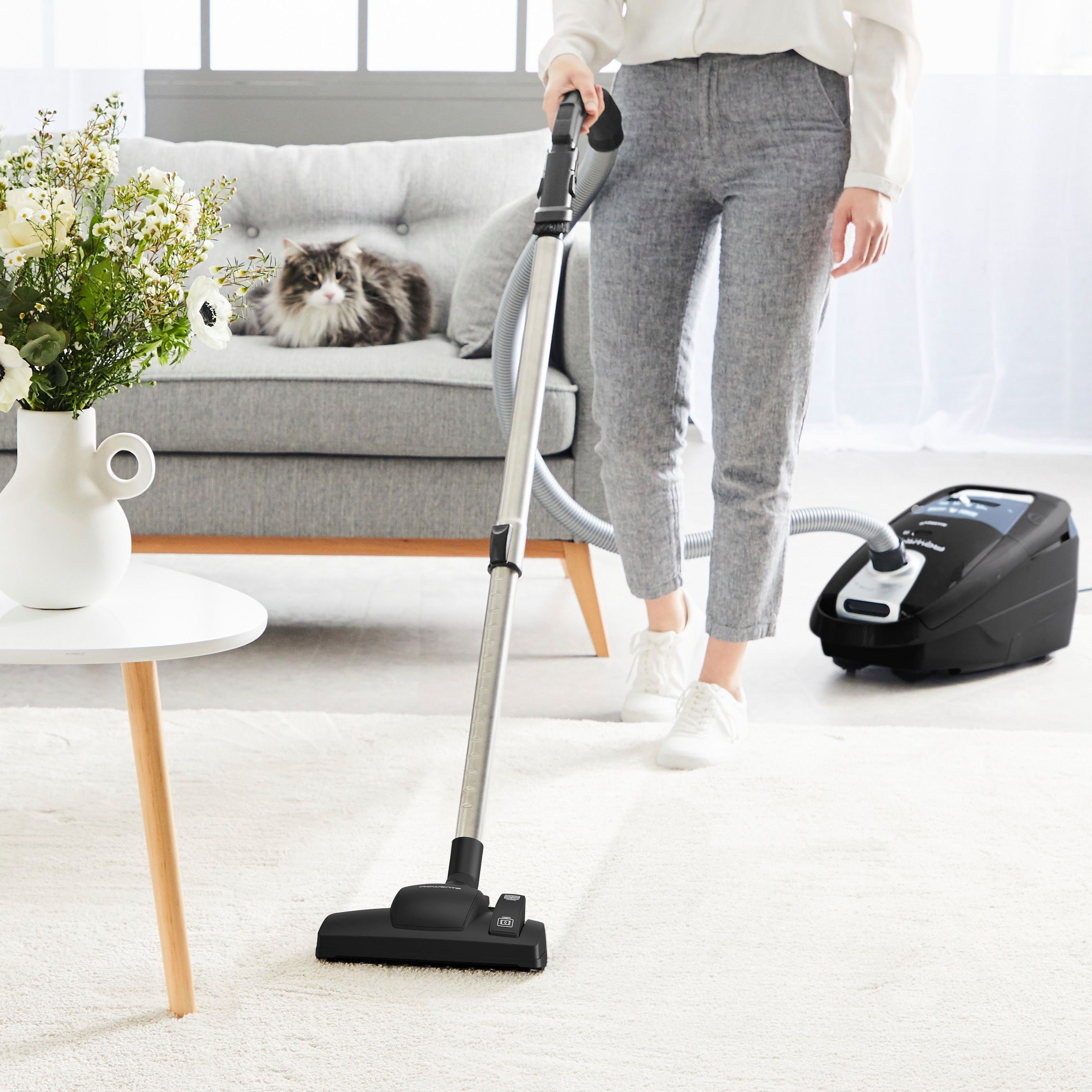 Rowenta Bodenstaubsauger RO7755 Silence Force Allergy+, 750 W, mit Beutel