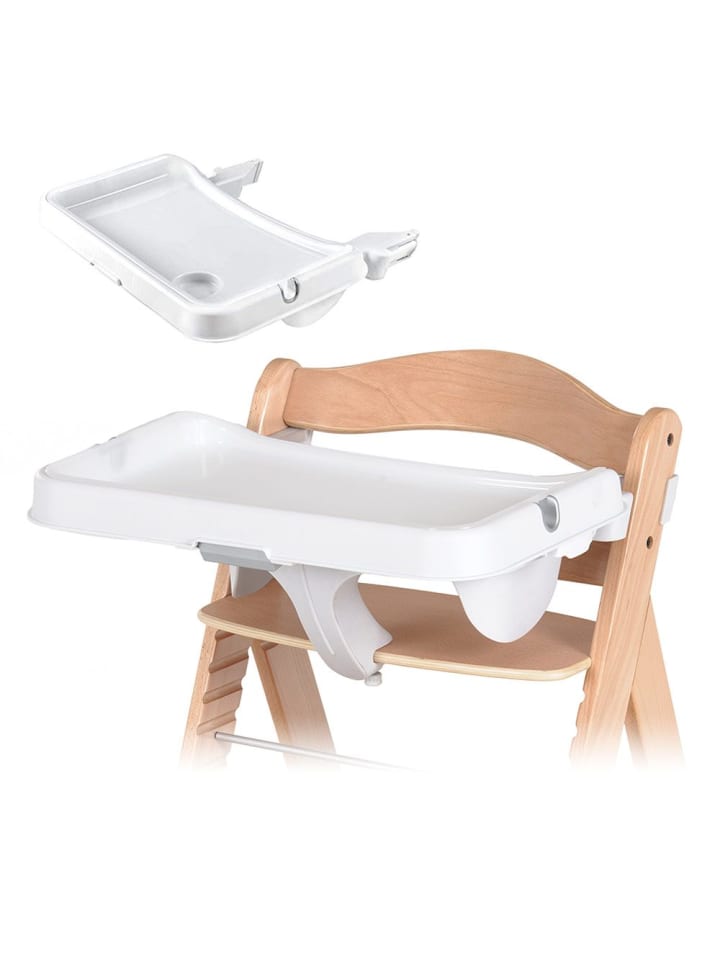 Hauck Alpha Tray - 2-teiliges Essbrett & Tisch für Alpha in weiss günstig kaufen onesize