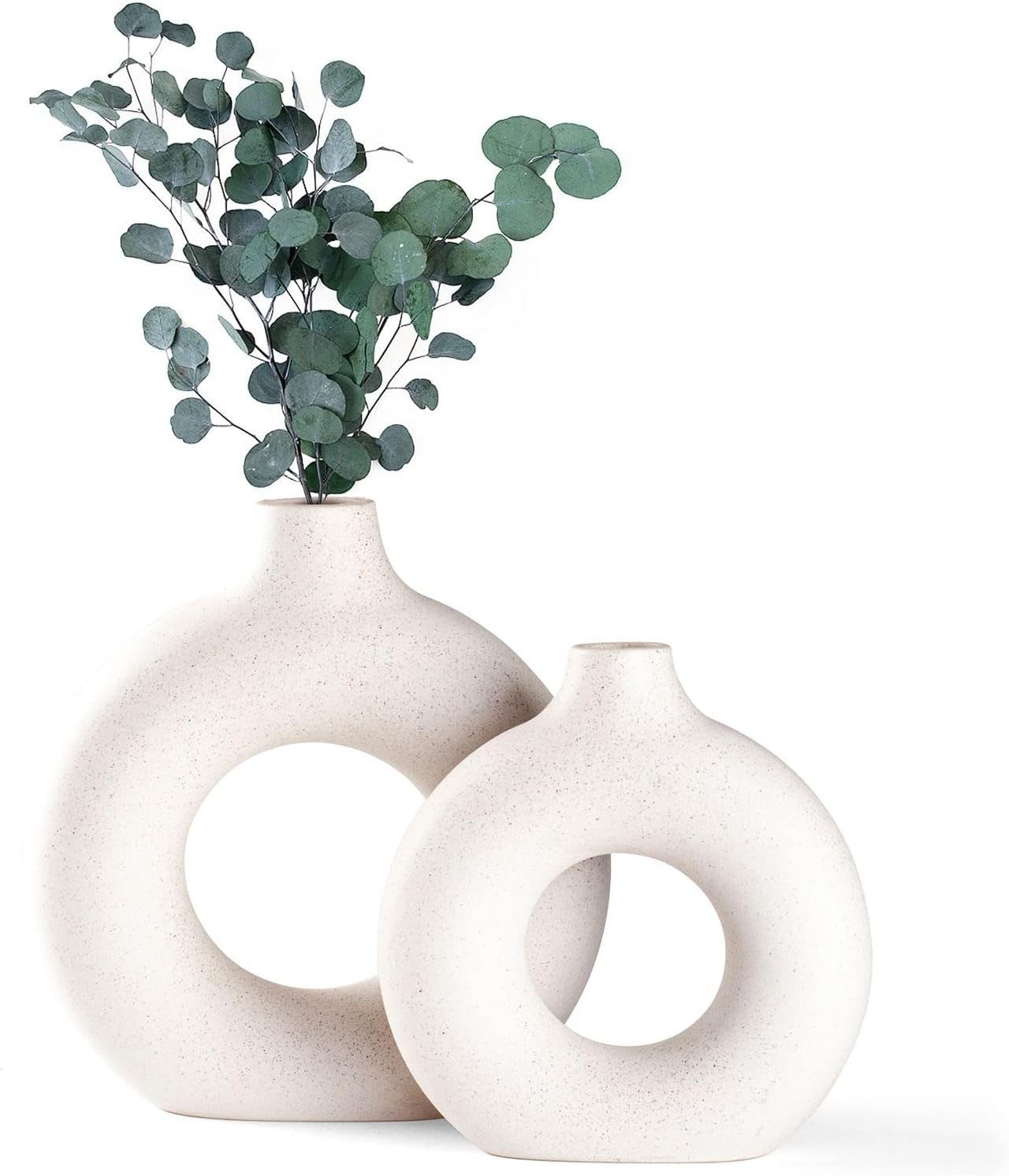 Deliana.home Dekovase Vasen für pampasgras,Kreative vase Moderne Wohnkultur (2 St., 2 Stück), Handmade vase,vasen Set