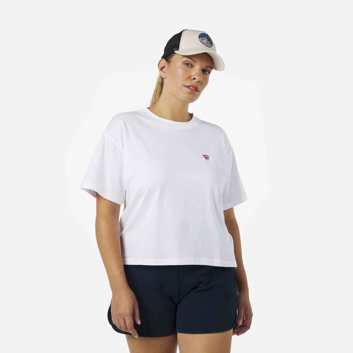 Kurzes Damen-T-Shirt