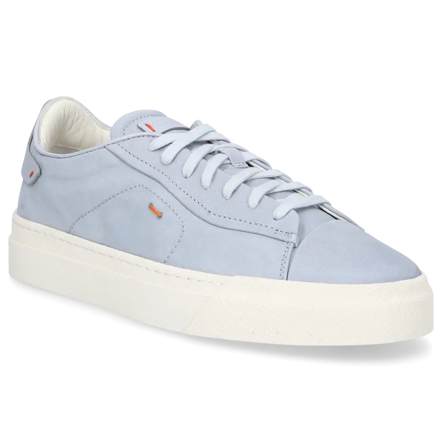 Santoni - Sneaker low 60966 Nubukleder - blau