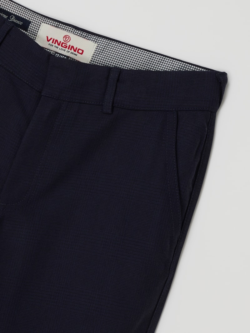 Chino mit Stretch-Anteil Modell 'Sadi' in dunkelblau
