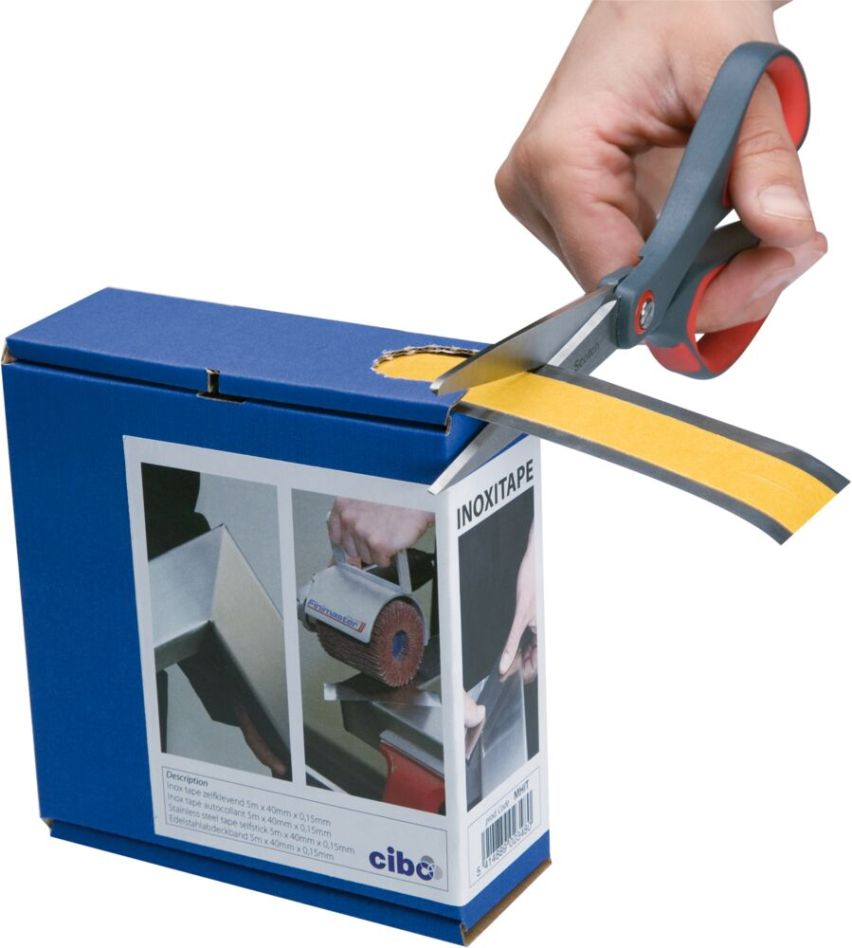 Cibo MHIT Inoxitape selbstklebend 5000x40x 0,15 - oben